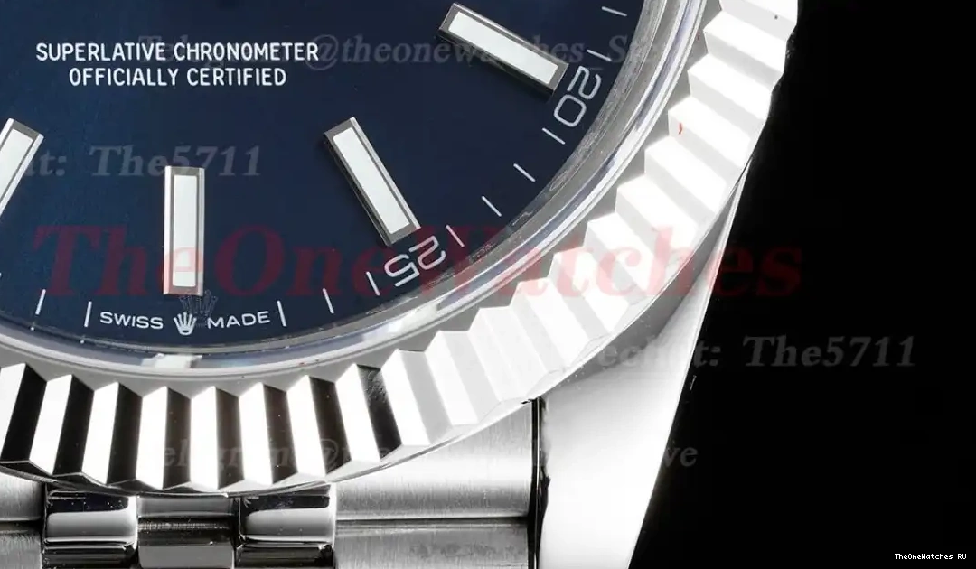SS Blue 41mm 904L SS GMF Jubilee Datejust 126334 VR3235 0611